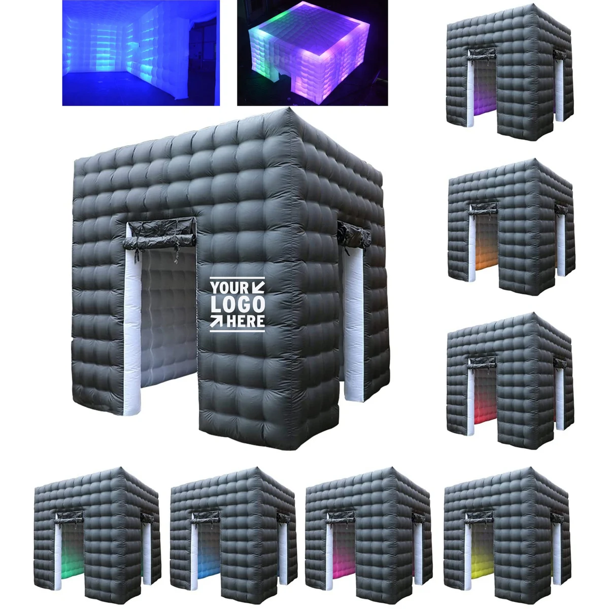 Inflatable Photo Booth Enclosure 2 Doors Tent 1