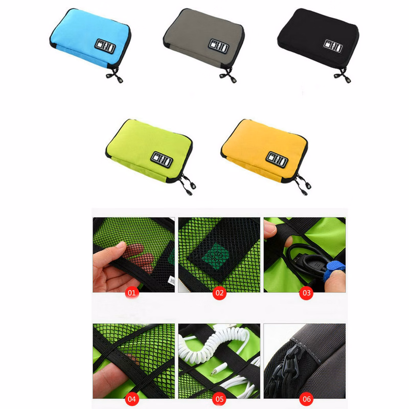 Digital USB Cable Storage Bag