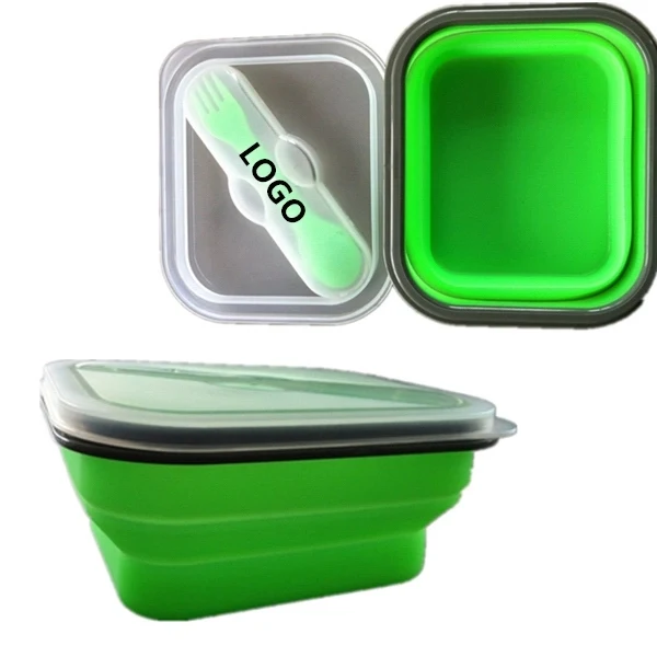600ML Collapsible Single Case Lunch Box 1