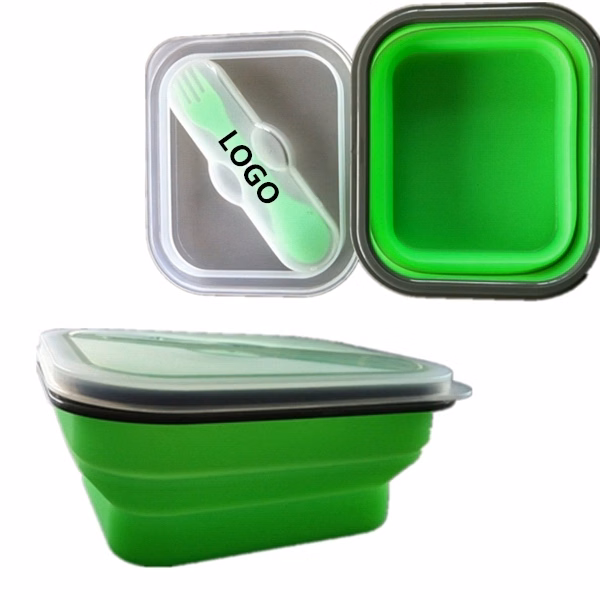 600ML Collapsible Single Case Lunch Box