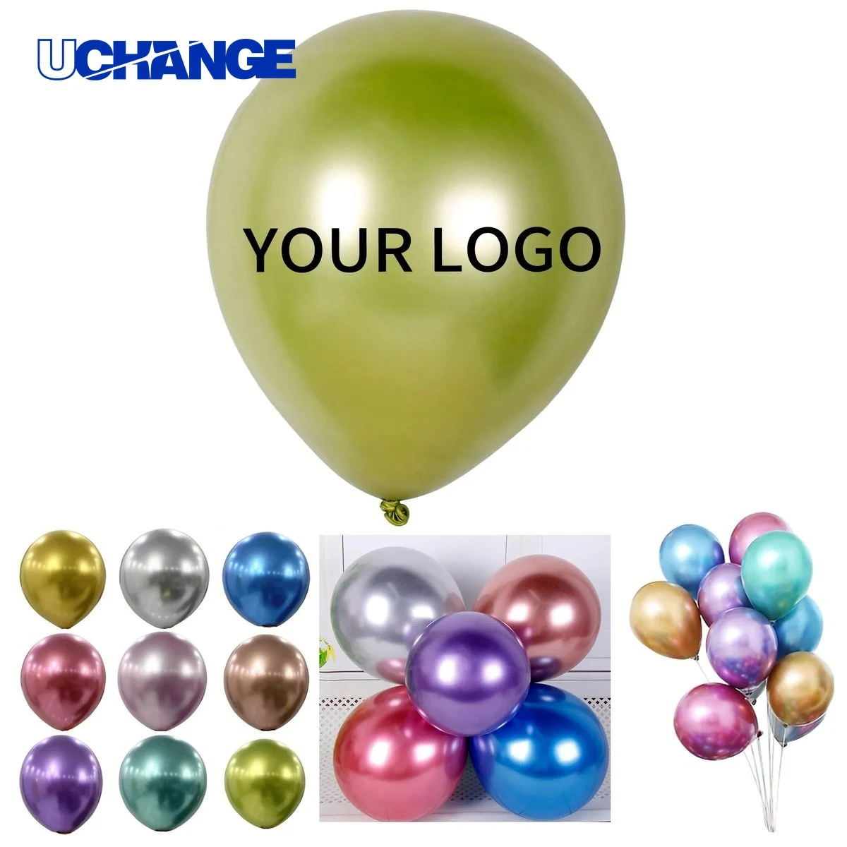 Non Toxic Metallic Latex Balloon 12 Inch 1