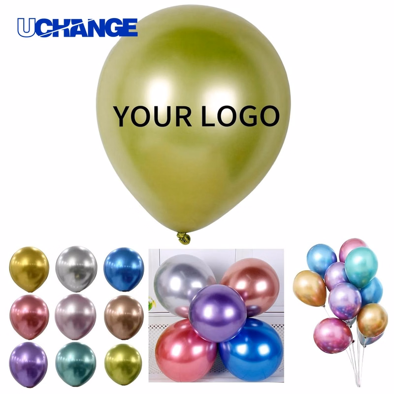Non Toxic Metallic Latex Balloon 12 Inch