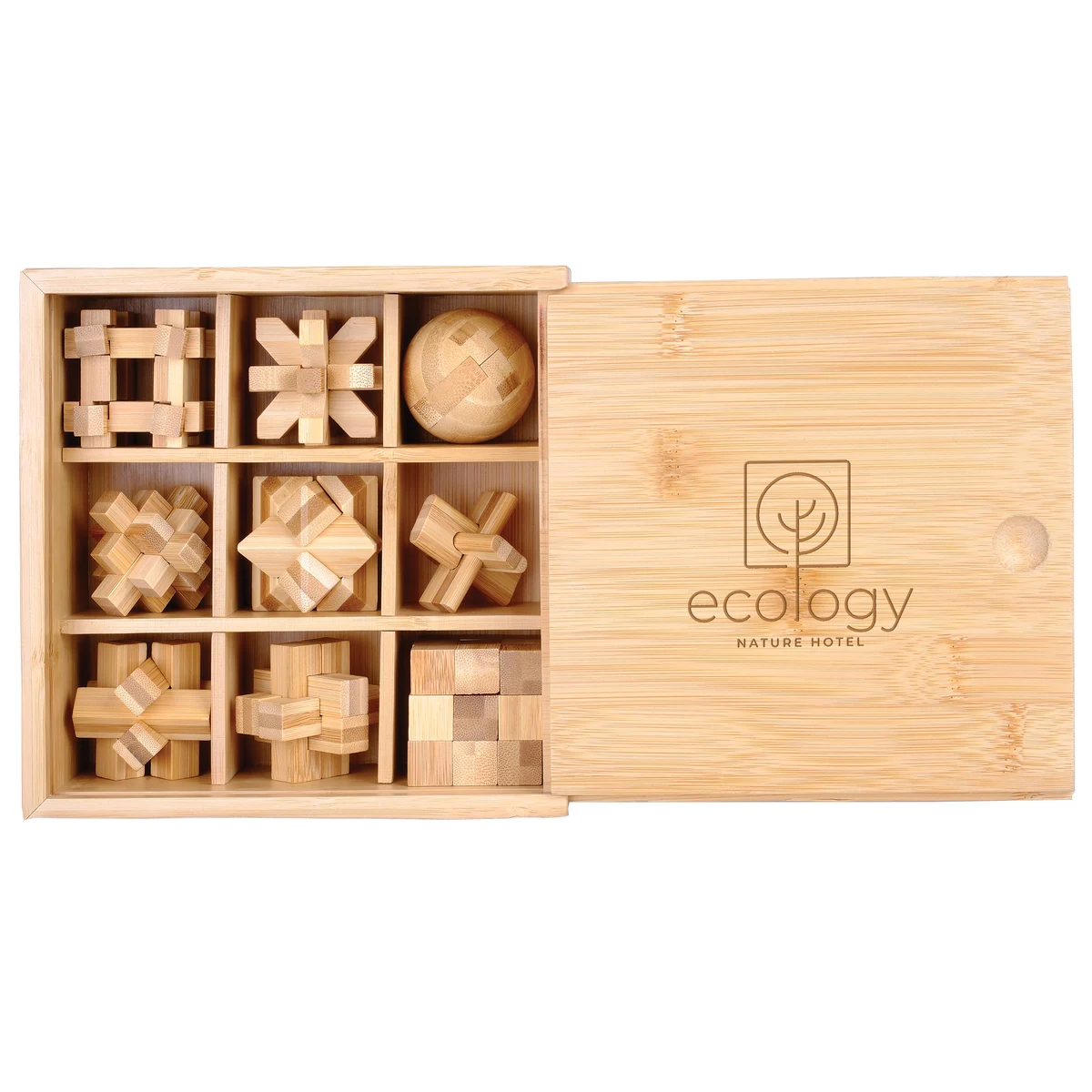 Bamboo Brainteaser Puzzle Set 1