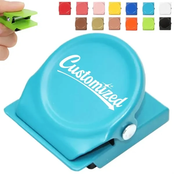 Custom Plastic Magnetic Clip with Strong Spring Grip — Office and Kitchen Giveaway 1