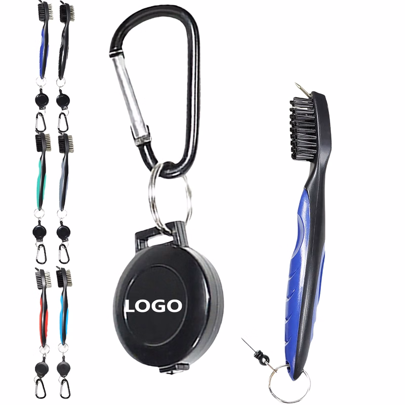 Retractable Golf Club Brush Cleaner MOQ 50