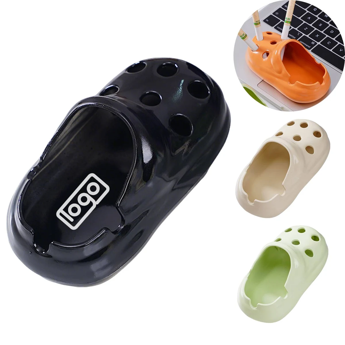 Croc Shoe Ceramic Ashtray 1