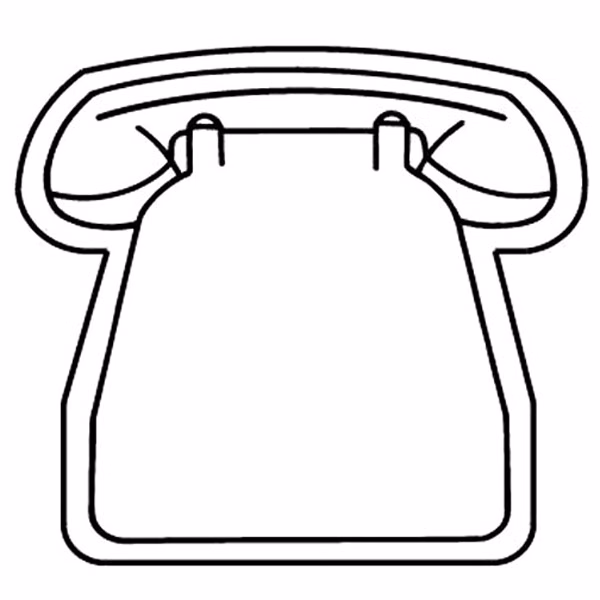 Small Rotary Phone Magnet - Full Color