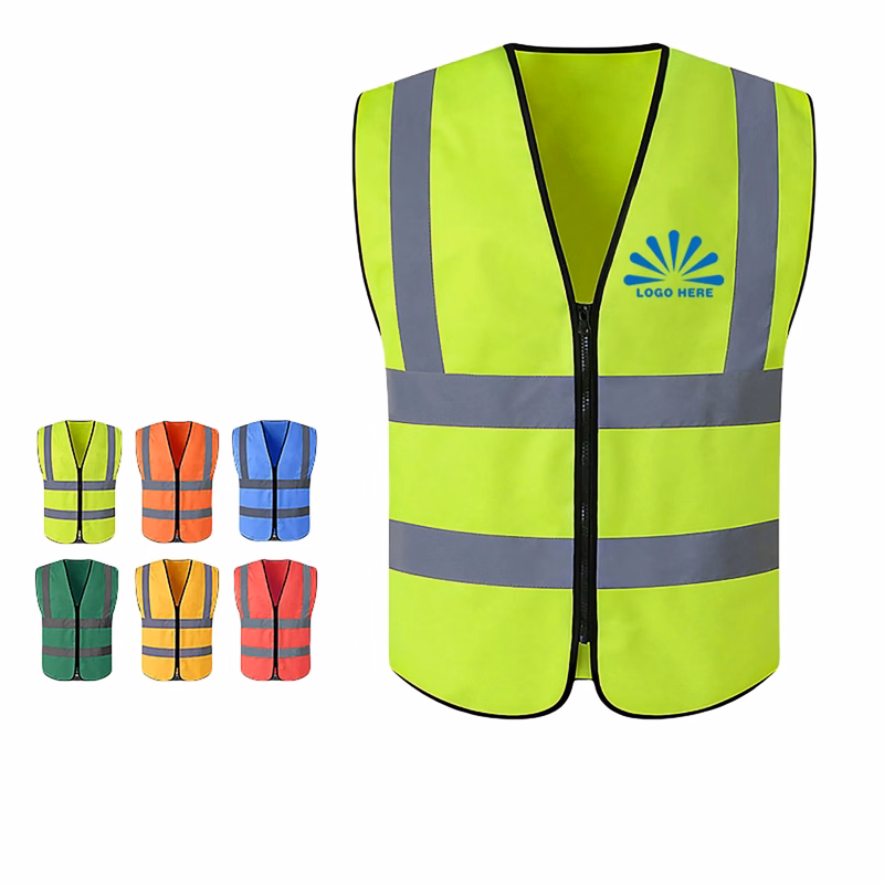 High Visibility Mesh Construction Vest
