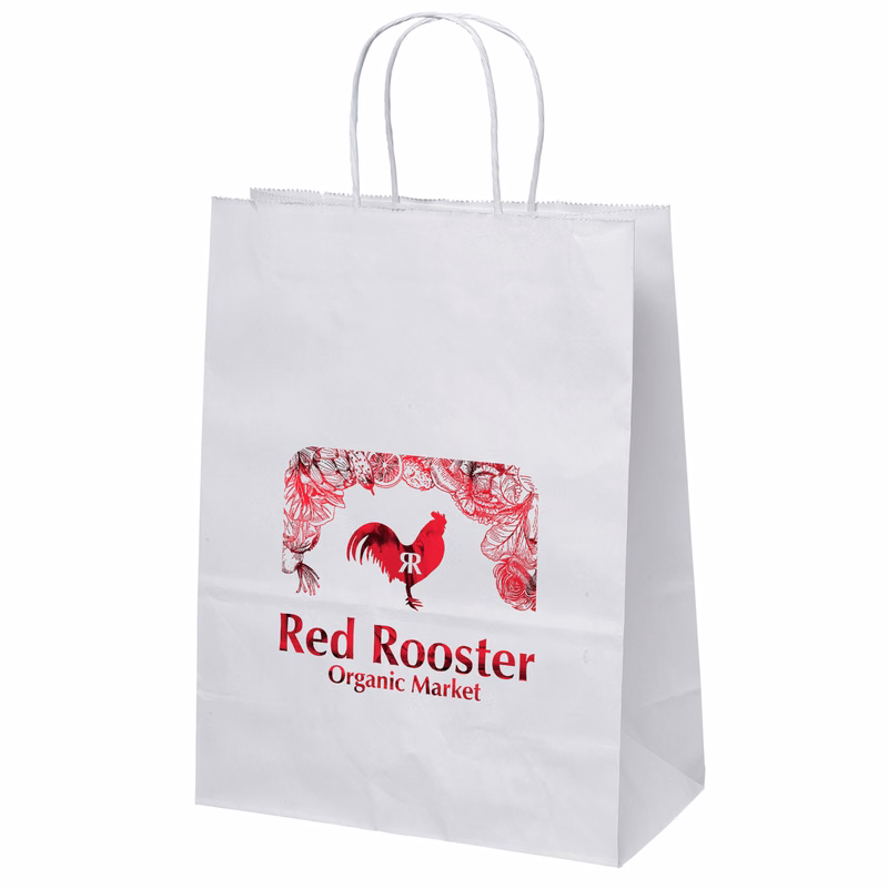 Jenny - White Shopper - Foil Print