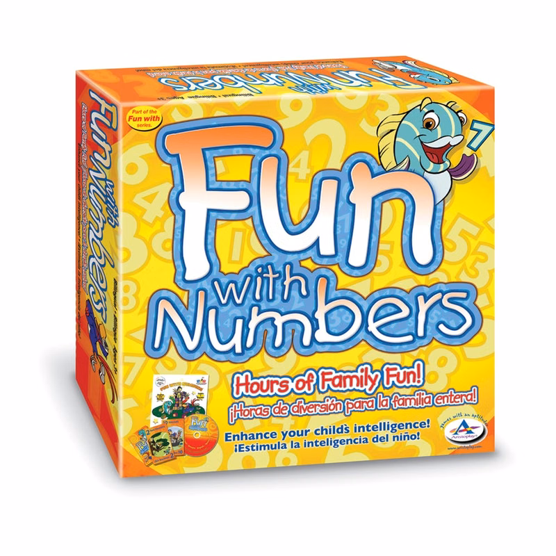 Fun with Numbers Game - Ages 4+ Bilingual