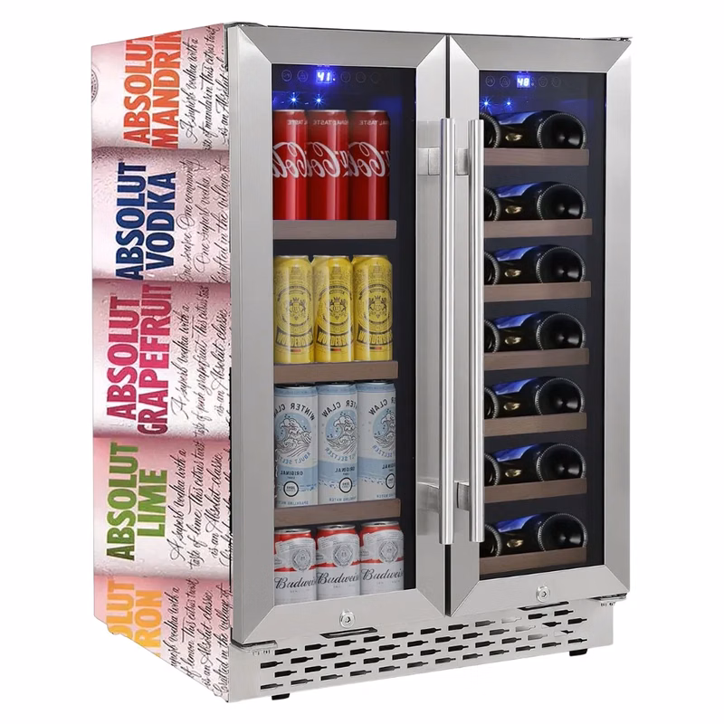 120L Dual Zone Wine and Beverage Cooler