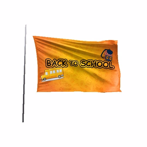 Single-Sided Dye Sublimation 1-Layer Flag  Warp Knitting (6' X 4')