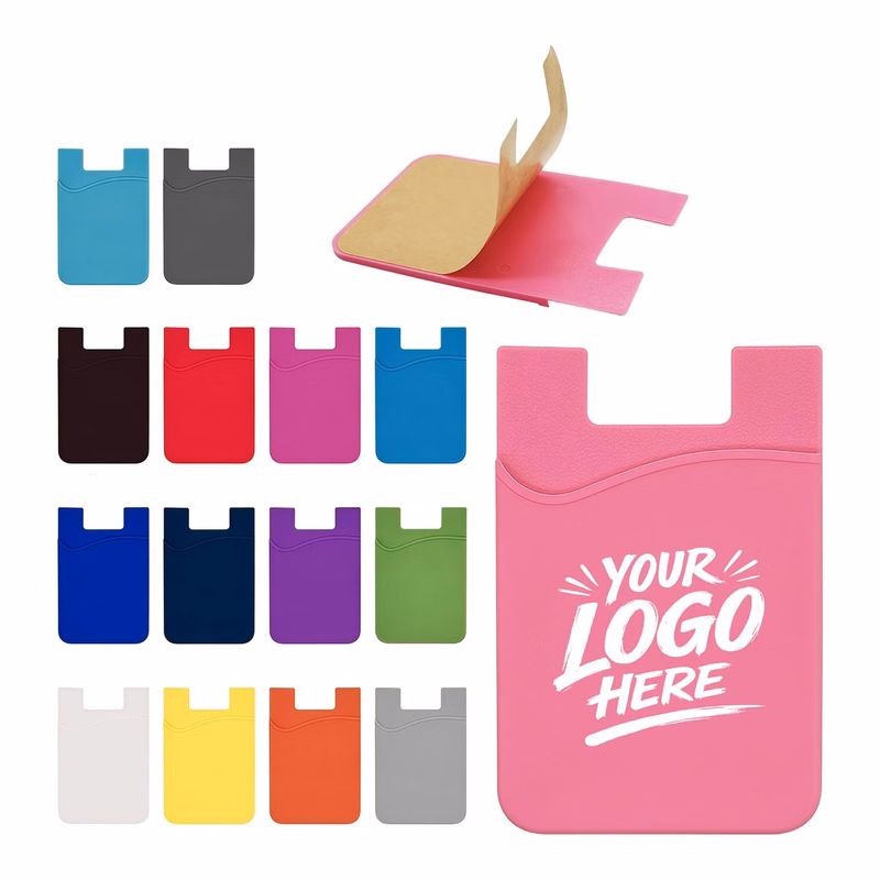 Stick-On Phone Card Holder for Credit Cards and IDs