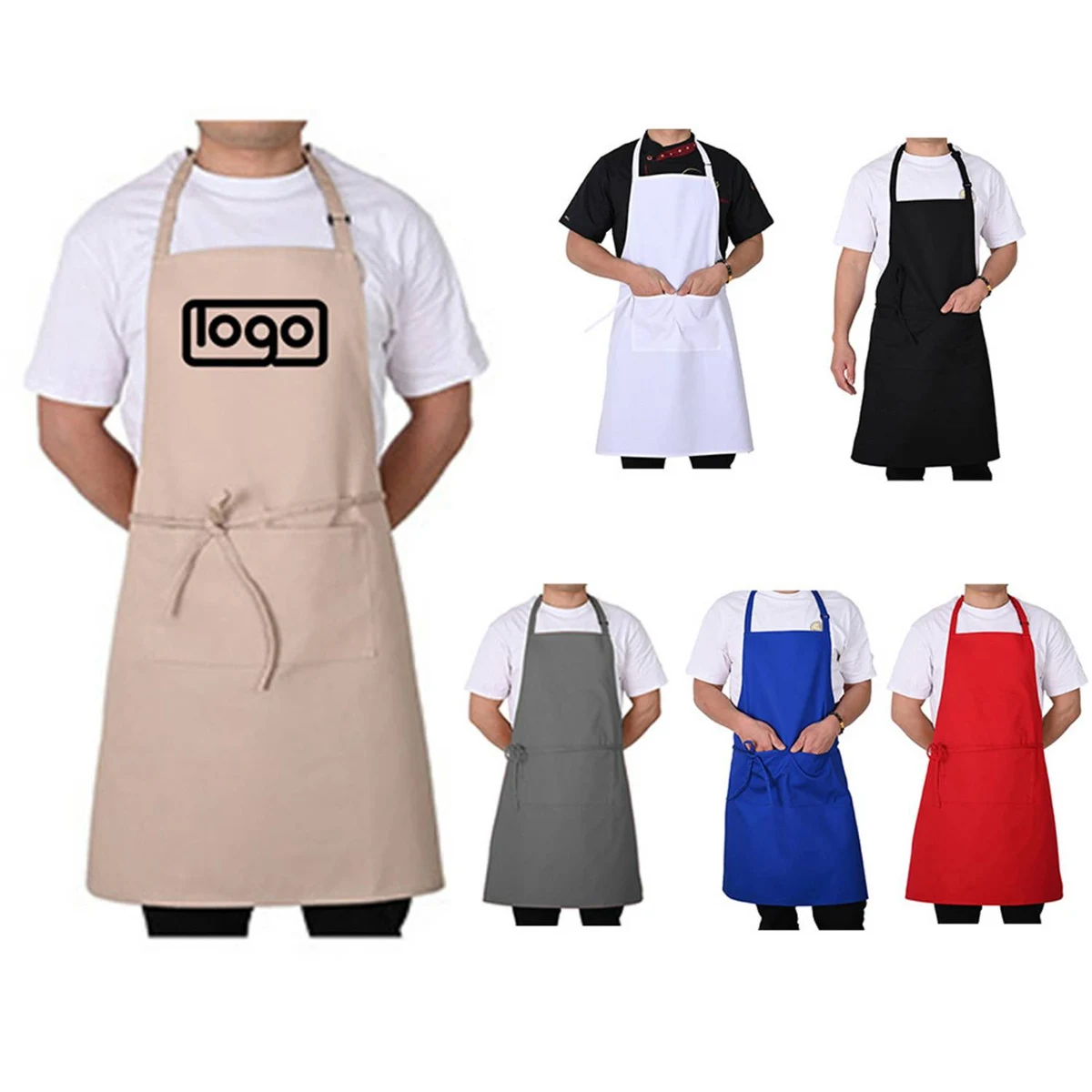 Oilproof Stain-Resistant Kitchen Apron 1