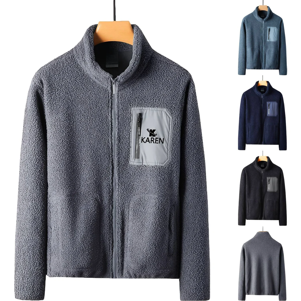 Unisex Winter Warm Fleece Jacket 1