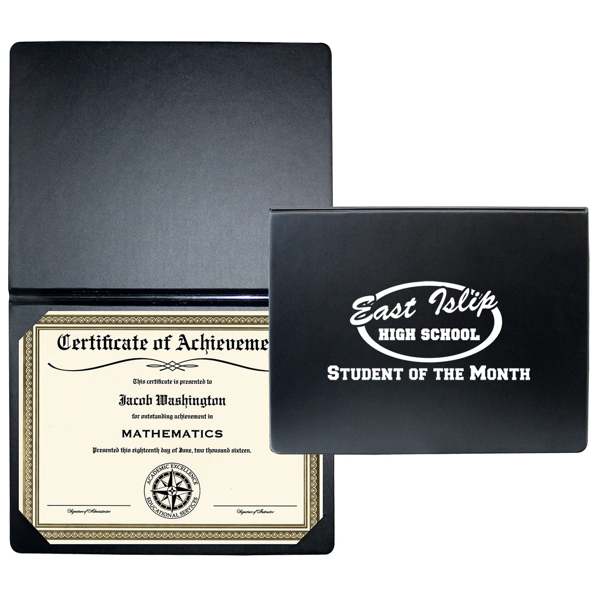 Economy Heat Sealed Diploma Holder (Portrait Style) 1