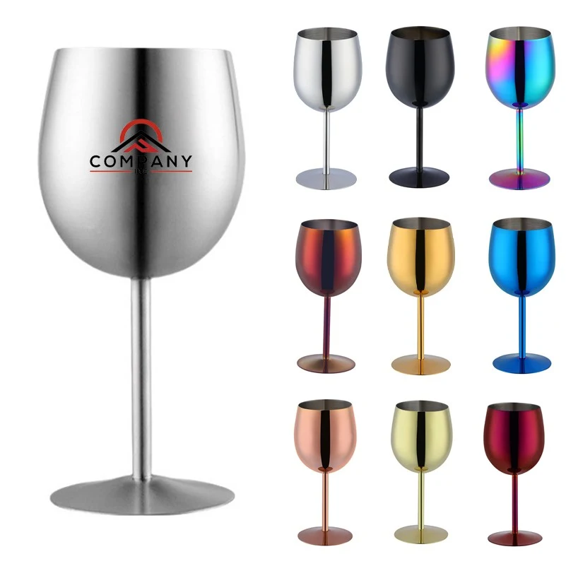 12oz Stainless Steel Wine Glass 1