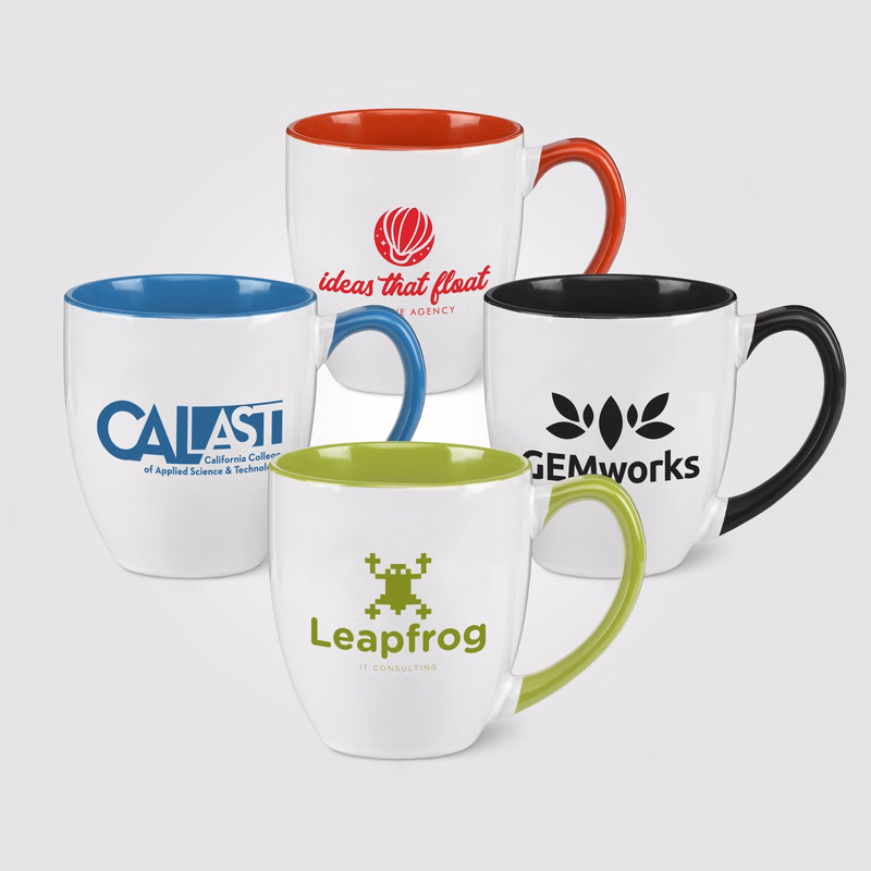 15 oz. Two-Tone Ceramic Bistro Mug