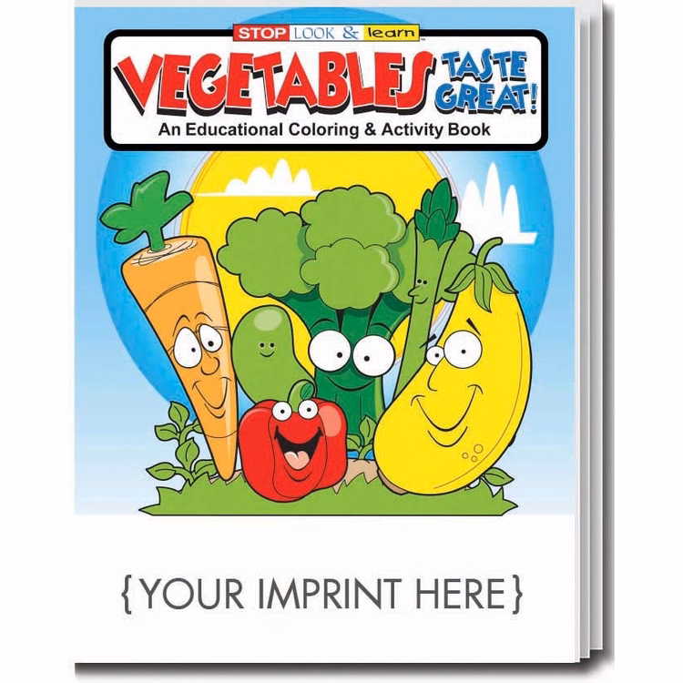COLORING BOOK - Vegetables Taste Great! Coloring & Activity Book