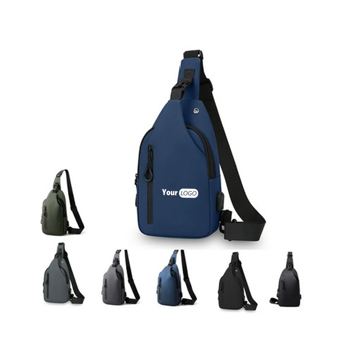 Crossbody Sling Bag Backpack With Usb Charging 1