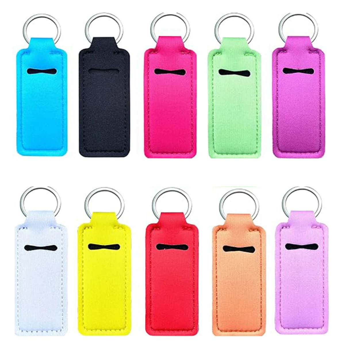 Portable Custom Full Color Outdoor Lipstick Caser With Keychain 1