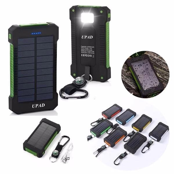 10000 mAh Solar Energy Power Bank
