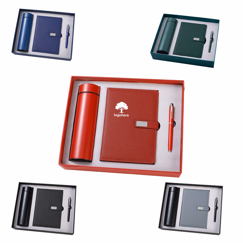 Imprinted Drinkware Notebook Promotional Kits