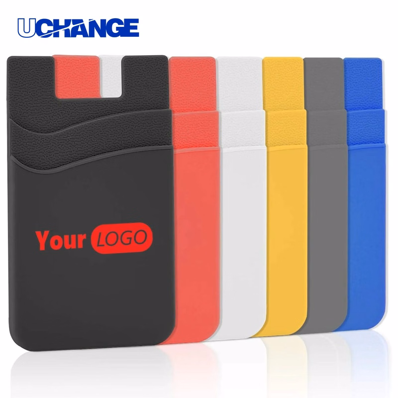 Silicone Credit Card Holder Sticker Phone Wallet