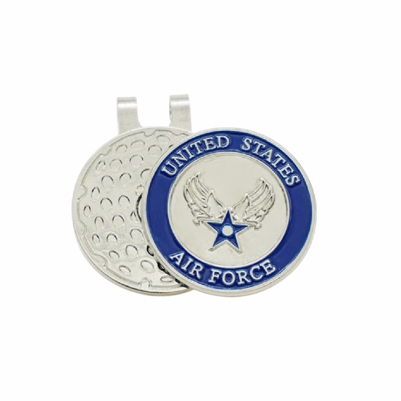 Magnetic Golf Hat Clip with Ball Marker
