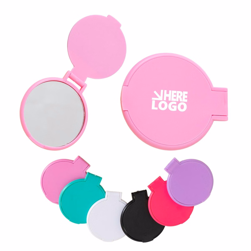 Portable Round Folding Makeup Mirror