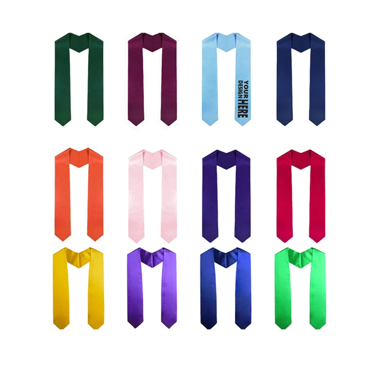 Satin Graduation Honor Stole For Academic Ceremony 1