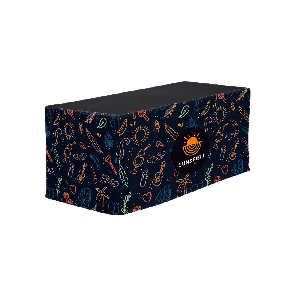 6' Monza™ Fitted Tablecloth, Dye Sublimation Print 1