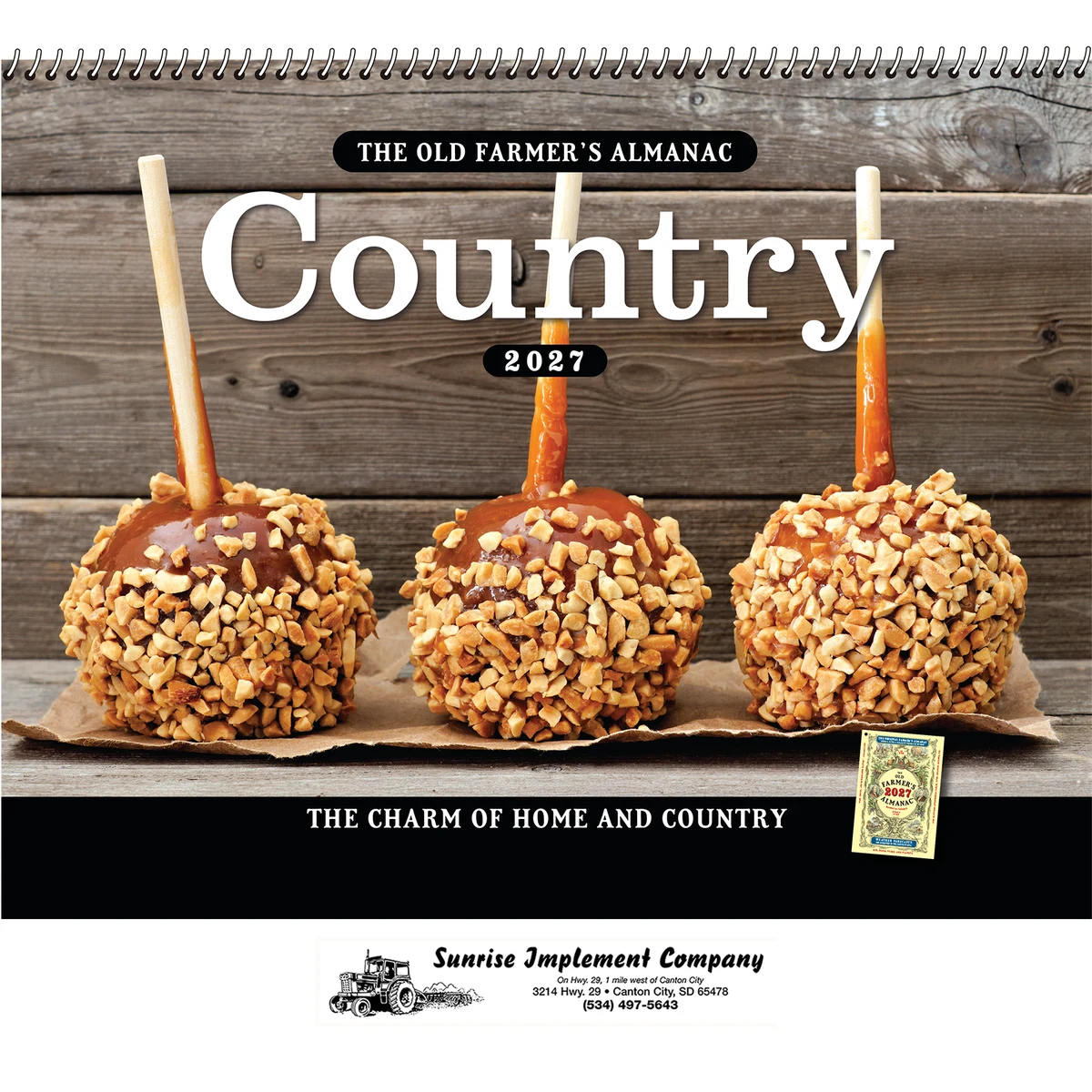 The Old Farmer's Almanac® Country: 2027 Spiral Bound 1