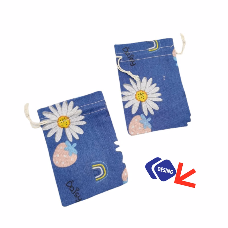 Breathable Drawstring Bags Gift Pouch (5.5"L X 4"W)