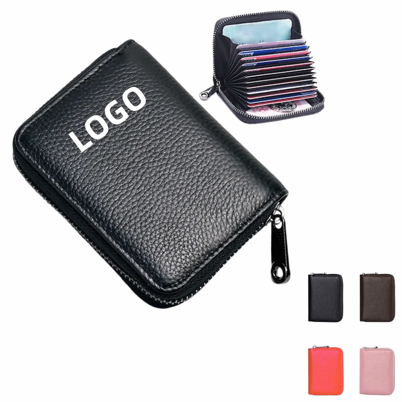 PU Leather ID Card Holder Storage Bag Coin Purse Wallet