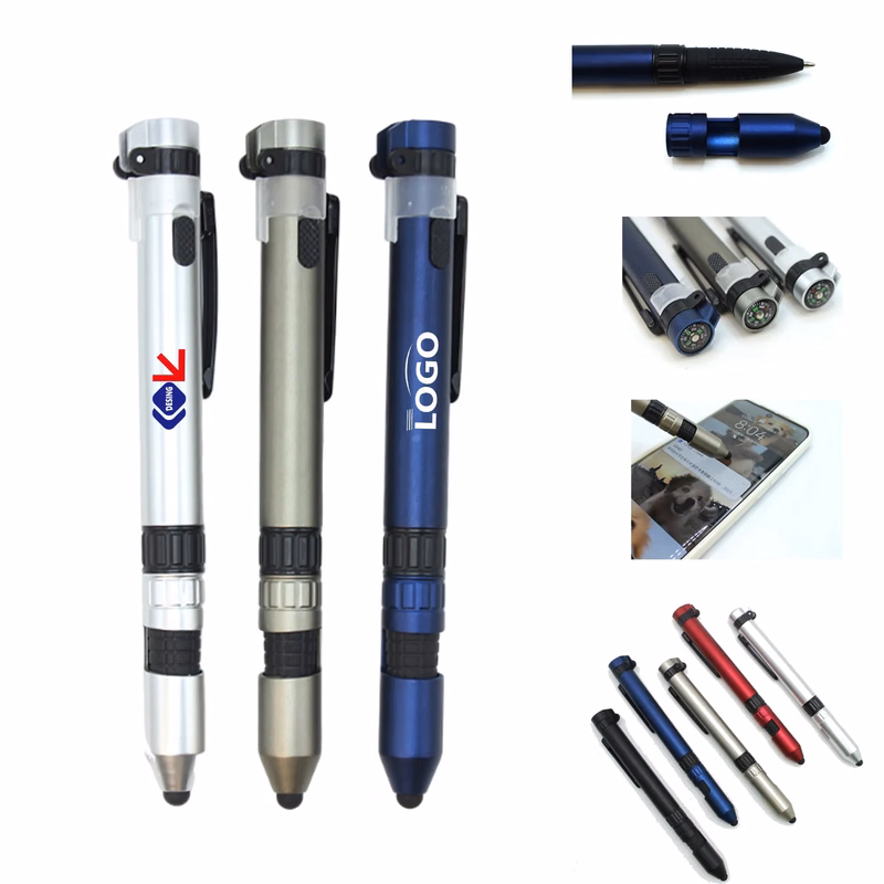 Six-in-one Multi-function Tool Pen MOQ 100pcs