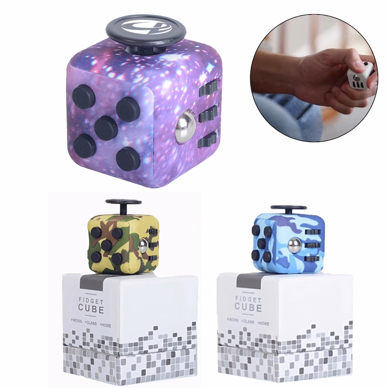 Fidget Cube Toy Stress and Anxiety Relief Objects 6 Side
