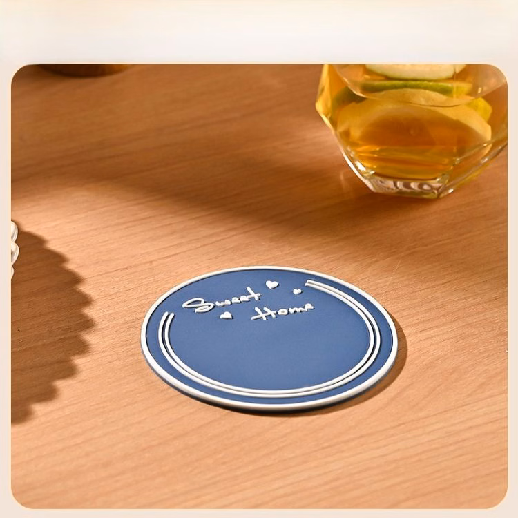Leakproof Round PVC Coaster