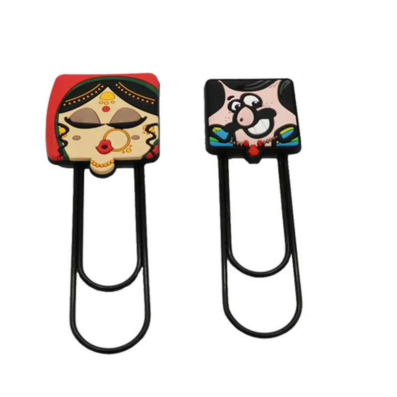 Soft PVC Bookmark,Paper Clip 1