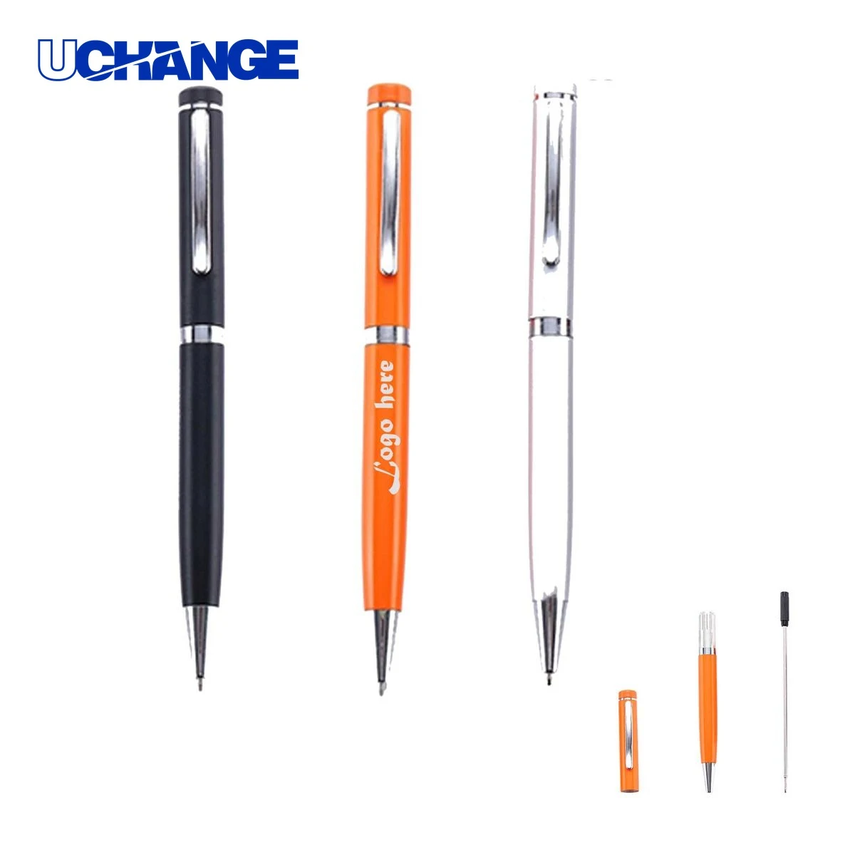 Metallic Retractable Ballpoint Pen for Professionals 1