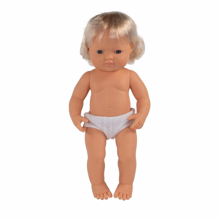 15" Baby Girl Dolls - Blond Blue Eyes