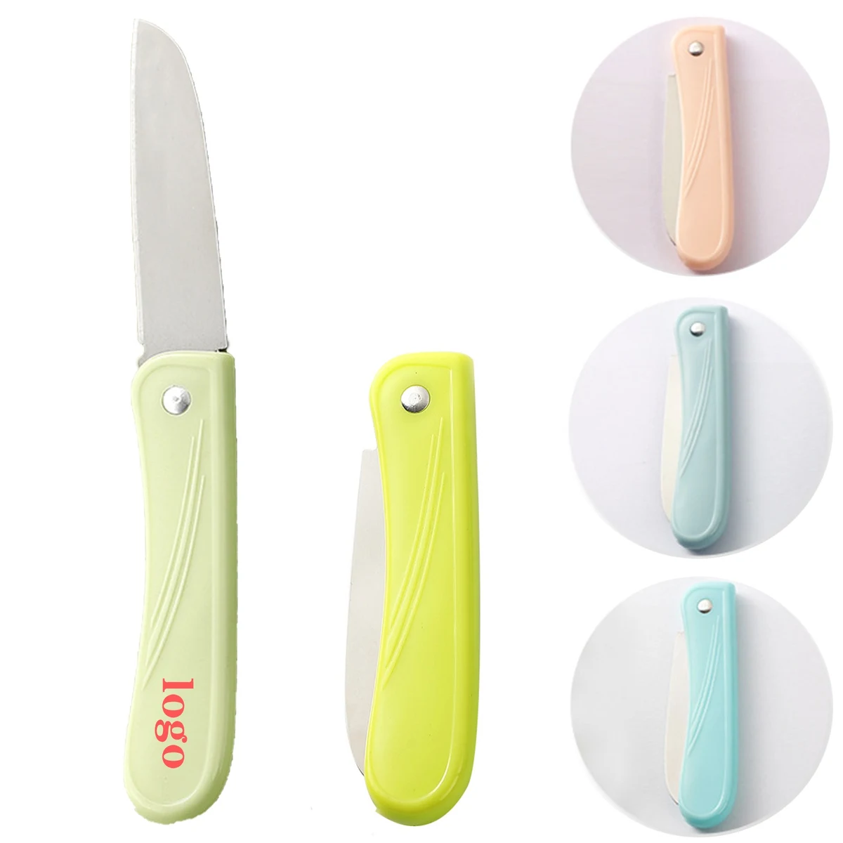 Stainless Steel Folding Fruit Knife 1