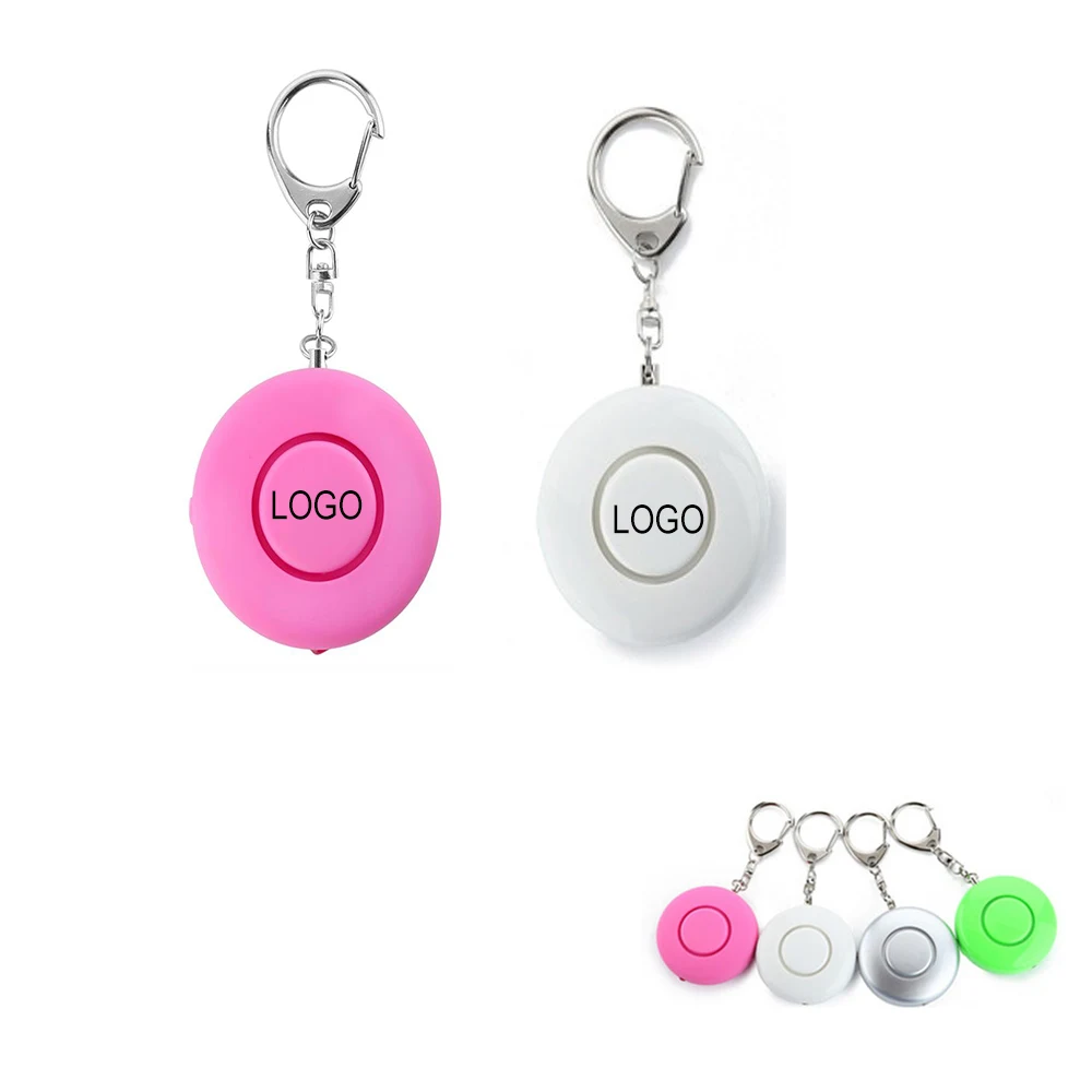 Round Personal Safety Alarm with Keyring 1