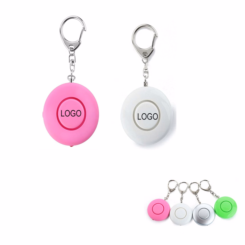 Round Personal Safety Alarm with Keyring