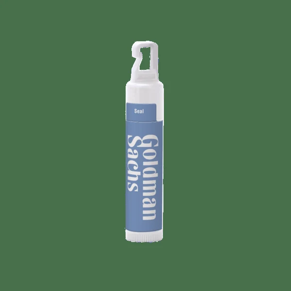 Custom SPF 15 Lip Balm in White Tube with Hook Cap 1
