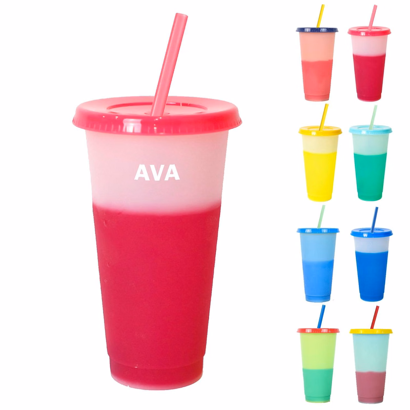 24oz Plastic Color Changing Cup