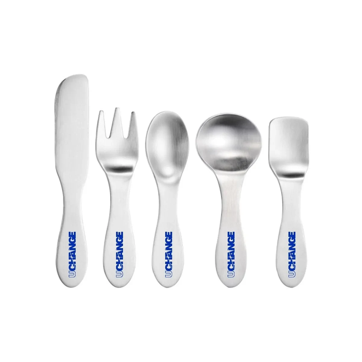 Mini Stainless Steel Dessert Spoon Fork And Butter Knife Set 1