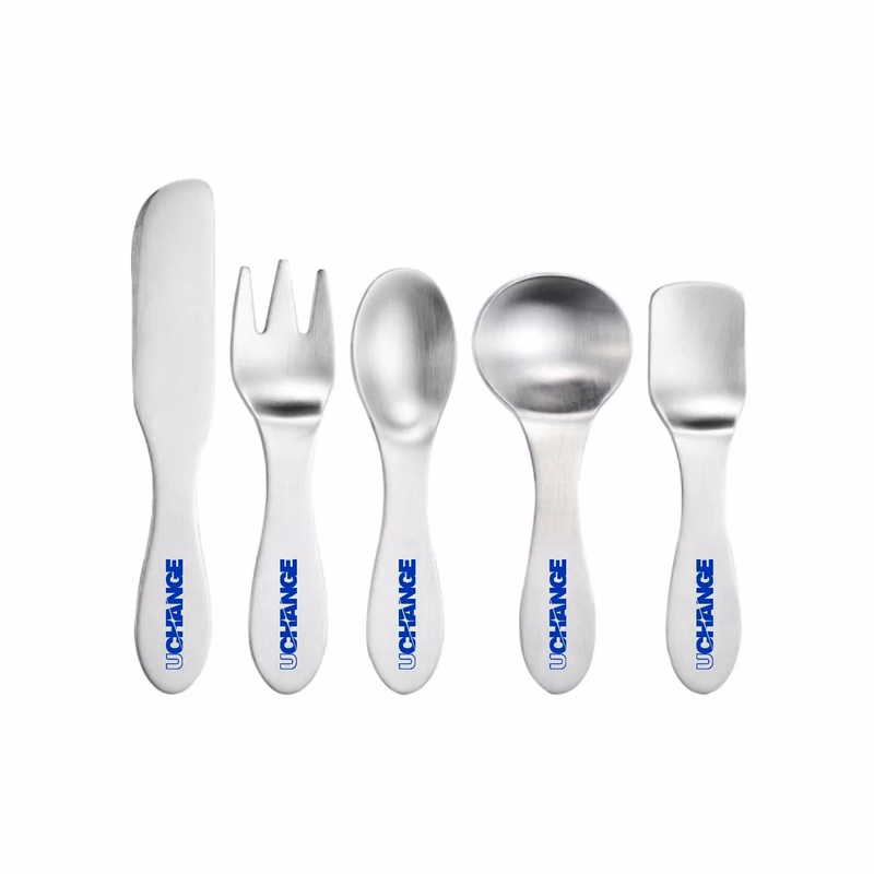 Mini Stainless Steel Dessert Spoon Fork And Butter Knife Set