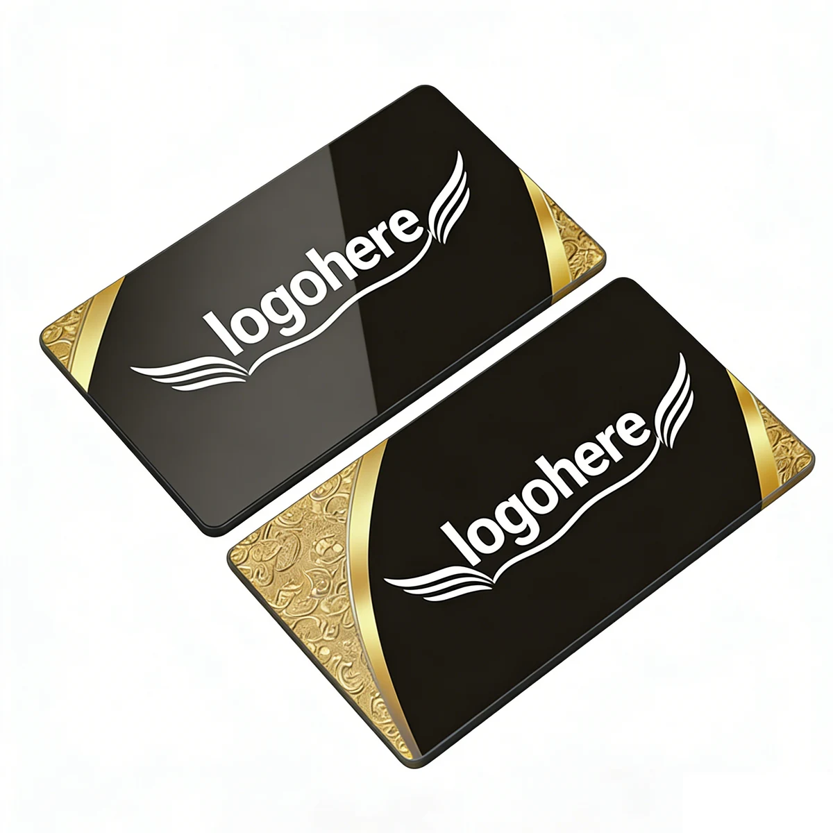 Custom Clear PVC Business Cards 1