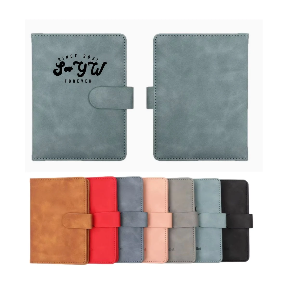 Custom Faux Leather Passport Travel Cover 1